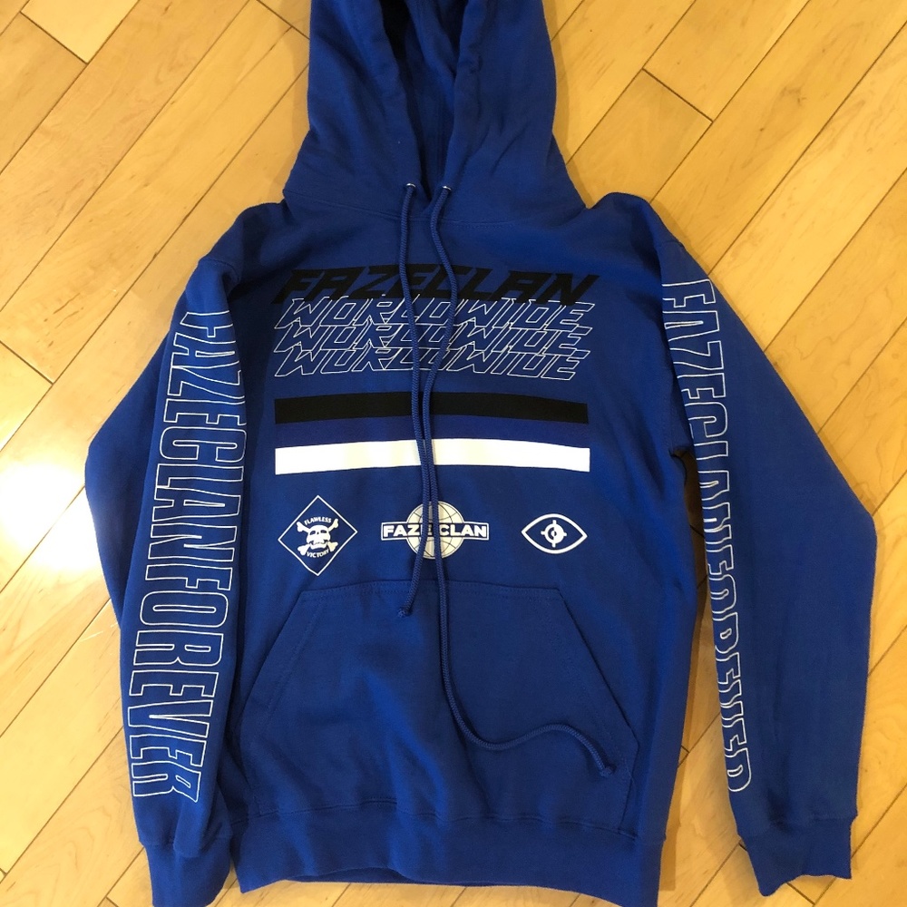 FaZe Clan Hoodie in Blue - S